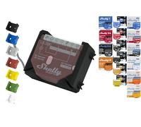 Soporte de pared "Wall" para 18 shellys: 1 Gen3,1PM Gen3,2PM Gen3,i4 Gen3,Plus 1,Plus 1PM,Plus 2PM,Plus i4,Plus 0-10V Dimmer,Wave 1,Wave 1PM, Wave 2PM, Wave Shutter,Wave i4 (negro)