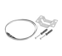 Soporte de Pared y Correa para Acumulador de Membrana/Presión 5-25 L (Ø ≤ 370mm) | Juego Completo de Fijación para Calefacción y Solar | Acero, Fabricado en la UE