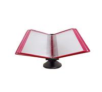 Soporte de pared y mesa ajustable A4, soporte rojo para pósteres, archivo de pared, solución de presentación versátil para el hogar y la oficina, perfecto para carteles y documentos