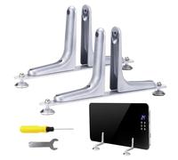 Soporte de partición de pantalla - Pies divisores, soporte base del panel | Marco de aluminio duradero, diseño de protección de piso, soporte de estabilidad de fácil movimientos, ideal para la sala de