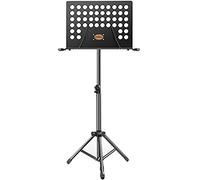 Soporte de partituras portátil con ajuste de altura para música con bolsa de soporte de música, estante profesional para el hogar (color: Schwarz)