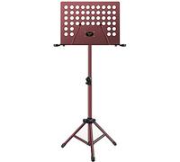 Soporte de partituras portátil con ajuste de altura para música con bolsa de soporte para música, estante profesional para el hogar (color: latón)