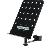 Soporte de Partituras Pronomic NH-100 para Micrófonos (soporte para sujetar, atril para micrófono, soporte para guiones) negro