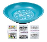 Soporte de pasador magnético | Pincushion de costura magnética con 150 Pieces Head Pins,Durable and Sturdy Sewing Machine Magnet Storage Tools for Keeping Your Desktop Tidy