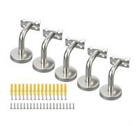 Soporte de pasamanos de acero inoxidable con solución de tornillos para instalaciones de barandillas y escaleras (A)