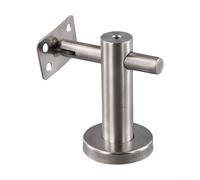 Soporte de pasamanos de acero inoxidable para rieles de escalera montados en la pared, accesorios de fijación giratorios 304 SS, refuerzo de panel plano móvil (B)