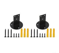 Soporte de pasamanos de escalera | Soporte de pared de acero inoxidable para escalones interiores y exteriores | Soportes de barandilla negros compatibles con barandilla