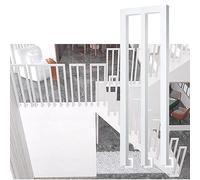 Soporte de pasamanos de hierro forjado con forma de 100 cm, barra de seguridad antideslizante para escaleras, uso en interiores y exteriores, 1 soporte de barandilla resistente y duradero
