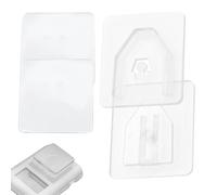 Soporte de pasaporte sencillo para parabrisas - Soporte adhesivo para pasaporte de peaje con mango fuerte | Porta pasaporte EZ portátil con rayas de montaje | Accesorio universal para coche para la