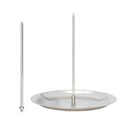 Soporte De Pastor, Brochetas Para Parrillas Verticales, Soporte Vertical Brasileño Para Pinchos De Pastor Desmontable De Acero Inoxidable - Soporte Brasileño Vertical Para Tacos, Shawarma, Kebab