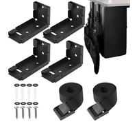 Soporte de PC bajo Desk | Desktop Computer PC Stand es Conveniente para el Almacenamiento Cuando no está en Uso, y se Puede enrollar y almacenarse fácilmente, lo Que le Permite expandir el Espacio de