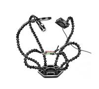 Soporte de PCB for soldadura tercera mano, herramienta for ayudar a las manos, manualidades, estación for Hobby, linterna USB, ventilador refrigeración CC para reparación de soldadura(N-SS6LMF-Black)