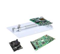 Soporte de PCB para soldadura, soporte de placa de circuito impreso - Herramientas de sujeción de reparación de soldadura madre,Gramo de abrazadera portátil Grooves IC Soporte fijo para hombres