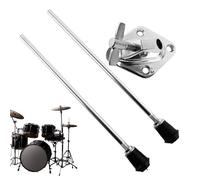 Soporte de pedal de bombo antideslizante, patas de tambor de metal, soportes de pie de instrumento de percusión, patas de tambor ajustables, soporte estabilizador de patas de tambor para instrumentos