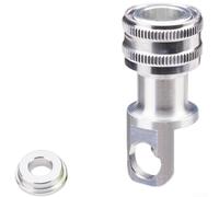 Soporte de pedal de liberación rápida, pedal de bicicleta plegable, abrazadera de liberación rápida, aleación de aluminio mecanizado CNC, ligero, resistente a la corrosión, varios colores, 4,8 x 2,1