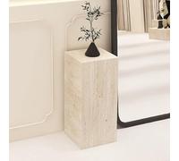 Soporte de pedestal cuadrado para maniquí, pilares de exhibición de imitación mármol para decoración artística, entrada y decoración de eventos, 30x30x10cm / 12x12x4in, base de escultura elegante