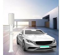 Soporte de pedestal de cargador EV para exteriores, estación de carga de vehículos eléctricos no empotrado con conector duradero, adaptador de cable de 150 cm, ideal para uso público y doméstico