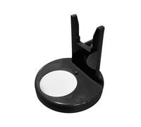 Soporte de pegamento caliente para escritorio, soporte de pegamento termofusible, accesorios de almacenamiento, color negro, 8 x 8 x 8,5 cm