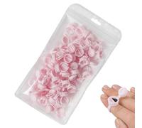 Soporte de pegamento para extensiones de pestañas, anillos adhesivos para extensiones de pestañas, 60 unidades, soporte para pegamento de pestañas, soporte para extensiones de pestañas, accesorio de