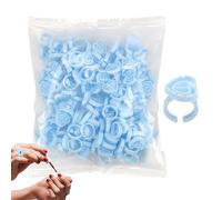 Soporte de pegamento para pestañas, copas de flexibles, herramientas portátiles para pestañas, accesorio cosmético reutilizable, recipientes ligeros y ajustables que mantienen el adhesivo