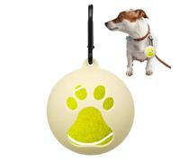 Soporte de pelota para perro genérico | Bolsa de pelota de tenis de silicona, cierre de correa para perro manos libres, juguetes portátiles para mascotas para cachorros, exteriores