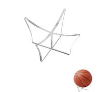 Soporte De Pelota,Soporte Balon Futbol Soporte De Exhibición De Bola Soporte De Pelota Oporte De Baloncesto Transparente Acrílico Soporte De Exhibición para Rugby,Voleibol,Fútbol (Transparente)