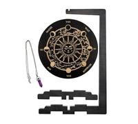 Soporte de péndulo de madera, estante de exhibición de péndulo de madera, soporte de exhibición decorativo de péndulo, soporte de exhibición de joyas de bruja, estante de exhibición de