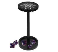 Soporte de péndulo genérico - Soporte de pantalla negro, de organización de madera, estante espiritual | Elegante piedra para mesa, oficina, sala de meditación, decoración,
