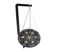 Soporte de péndulo metafísico, péndulo para meditación, herramientas de limpieza espiritual, tablero de altar de péndulo, accesorios de lectura de tarot, suministros de bruja de péndulo