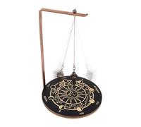 Soporte De Péndulo: Soporte De Pantalla De De Madera con Marco De Cobre, Estante De Pantalla De Meditación Y Adivinación De Wiccan | Soport De De Brujas para Piedras, Péndulos