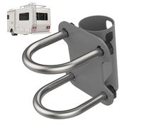 Soporte De Perca - Abrazadera De Robusto Ajustable, Estructura Móvil Marina , Kit De Base Plana Satélite, Balcón De Cubierta | Hardware De Portuario Para Cam