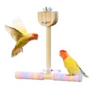 Soporte De Perca De Pájaro - Pájaro Algodón Cuerda Perchas Parrot Swing Toys | Accesorios De Jaula De Hamaca Para Finches Lovebirds Budgeties Ejercices Conures Parakets En El Interior