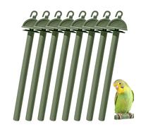 Soporte de perca para pájaros, 8 soportes para jaula de pájaros, ejercicio de entrenamiento, para moler patas, loros, palitos de masticación para periquitos, cacatúas, periquitos pequeños, tortolitos