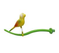 Soporte de perca para pájaros, juguetes para masticar, de polipropileno, resistente a las mordeduras, juguete para masticar y moler patas para gorriones, periquitos, loros, cacatúas y periquitos, 11 x
