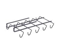 Soporte De - Percha De Percha, Gancho De Bastidor De Café | 1 Organizador De Montaje En Pared 0 Maximiza Peg Para Tazas De Th Tazas, Bajo Rejilla De Metal Del Armario Para La Esquina De Café D