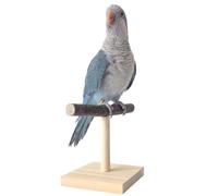 Soporte de percha para pájaros, plataforma de mesa portátil para entrenamiento de pájaros, jaula de pájaros para loros, accesorios de gimnasio para periquitos, cacatúas, conures, guacamayos, pinzones