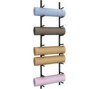 Soporte de pesas for esterilla de yoga, soporte vertical for colgar, soporte de pared multiusos for exhibición.(Nero,9)