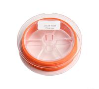 Soporte de pesca con mosca de alta resistencia de 50 m de longitud, resistente a daños UV, capacidad de 2000 libras para pesca extendida (C)