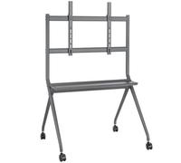 Soporte de Suelo con Ruedas Aisens FT86FE-143 para TV o Pantalla Interactiva 50'-86'/ hasta 120kg