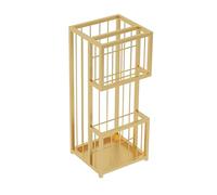 Soporte de pie de gran capacidad para bastones y paraguas plegables, solución de almacenamiento de metal para oficina y uso comercial