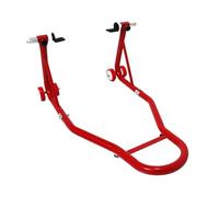 Soporte De Pie De Moto Juego Completo De Marco De Soporte Para Rueda Delantera Y Trasera, Herramientas De Reparación De Neumáticos Para Reparación De Ruedas,(Red-L)