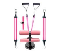 Soporte de pie de Sit Up, Core Trainer, 9.06 x 7.87 Inches Size Adjustable Suction Cup Abs, Exercise Assistance Equipment for Situps Youth, Women, Girls, Boys, Home, Gym and Workouts