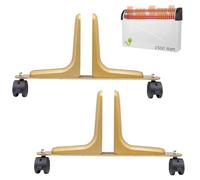 Soporte de pie divisor de habitación - 2 uds. Pantalla Privacy Shield Feet, Room Divisor Pantalla Feet | Puerta de protección de privacidad de rueda móvil, Invernadero divisor de aleación de aleación