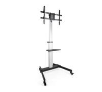 Soporte de Suelo Portátil para TV 50Kg 37 a 86 (Negro/Plata) - TOOQ