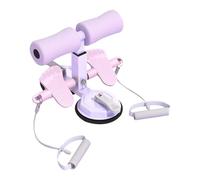 Soporte de pie para barra de abdominales resistente, doble, altura ajustable, equipo de gimnasio en casa, base antideslizante y almohadilla ergonómica para pies intensos