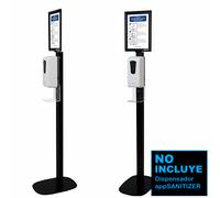 Soporte de pie para dispensador automático de gel/líquido desinfecta