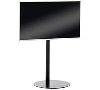 Soporte De Pie para TV De Plasma De 32-65' I Stand Universal con Base Redonda o Cuadrada I Soporte Universal Resistente hasta 40 kg I, Color:Negro/Mate, Forma:Ronda
