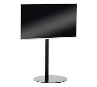 Soporte De Pie para TV De Plasma De 32-65' I Stand Universal con Base Redonda o Cuadrada I Soporte Universal Resistente hasta 40 kg I, Color:Negro/Mate, Forma:Ronda