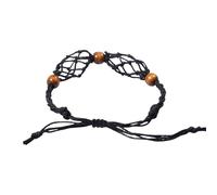 Soporte de piedra para collar - Soporte de pulsera de cristal de cuarzo | Soporte de piedra colgante ajustable, collar de piedra colgante, cuerda de cuerda, soporte de bloqueo de collar de pulsera