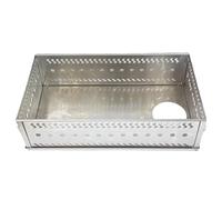 Soporte de piedra para sauna, cesta de carbón, caja de carbón de acero inoxidable, estufa de leña al aire libre, cesta de piedra para sauna, cesta de barbacoa al aire libre para ahumador, ahumador,